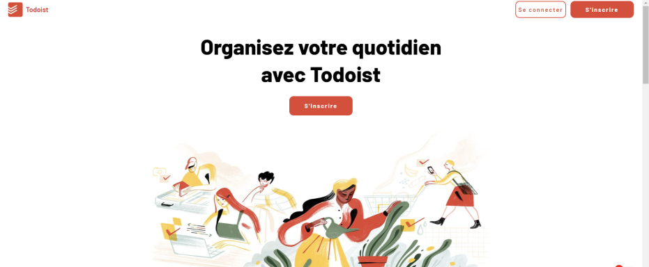 clone du site Todoist fait avec Bubble.io
